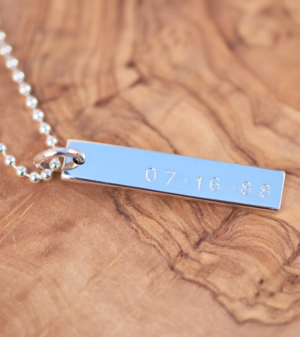 Silver Sisters - Date Pendant