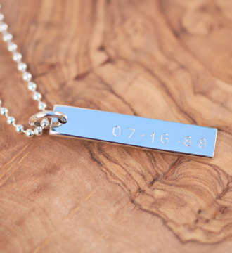 Silver Sisters - Stay Strong - Hand Stamped Personalized