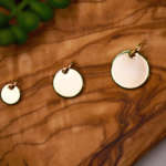 Gold Lucky Circle Charms