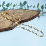 Paper Clip 4mm Gold Chain