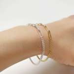 Curb Clip Bracelet
