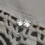Puppy Print Earrings