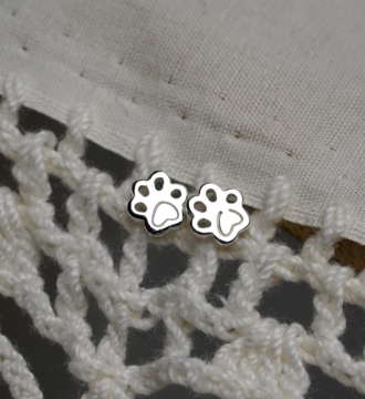 Puppy Print Earrings
