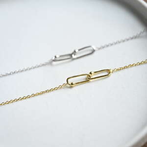 Oval Double Loop Bracelet