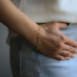 Oval Link Bracelet