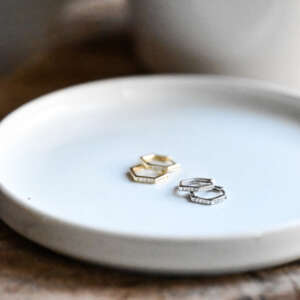 Sparkle Hex Earrings